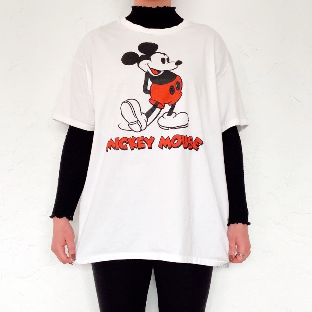 Mickey Mouse Front & Back Graphic T Shirt